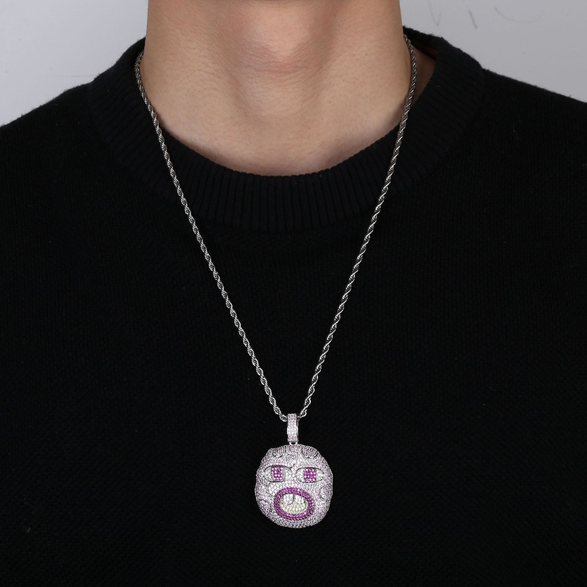 Pendentif Cherry Bomb de Tyler The Creator, chaîne de rappeur