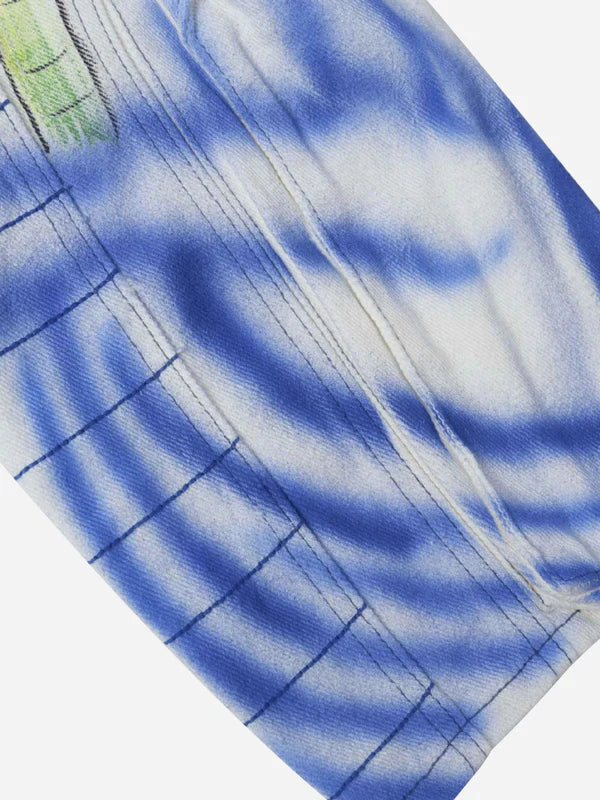 JEANS MIT WEITEM BEIN „COCONUT BAUM“