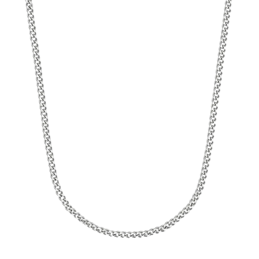 Micro Cuban Link Chain (Silver)