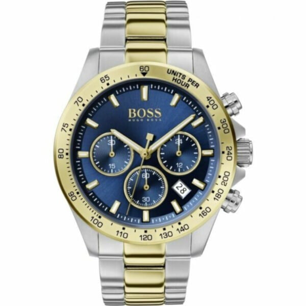 Montre Hugo Boss Hero pour homme avec bracelet à cadran bicolore