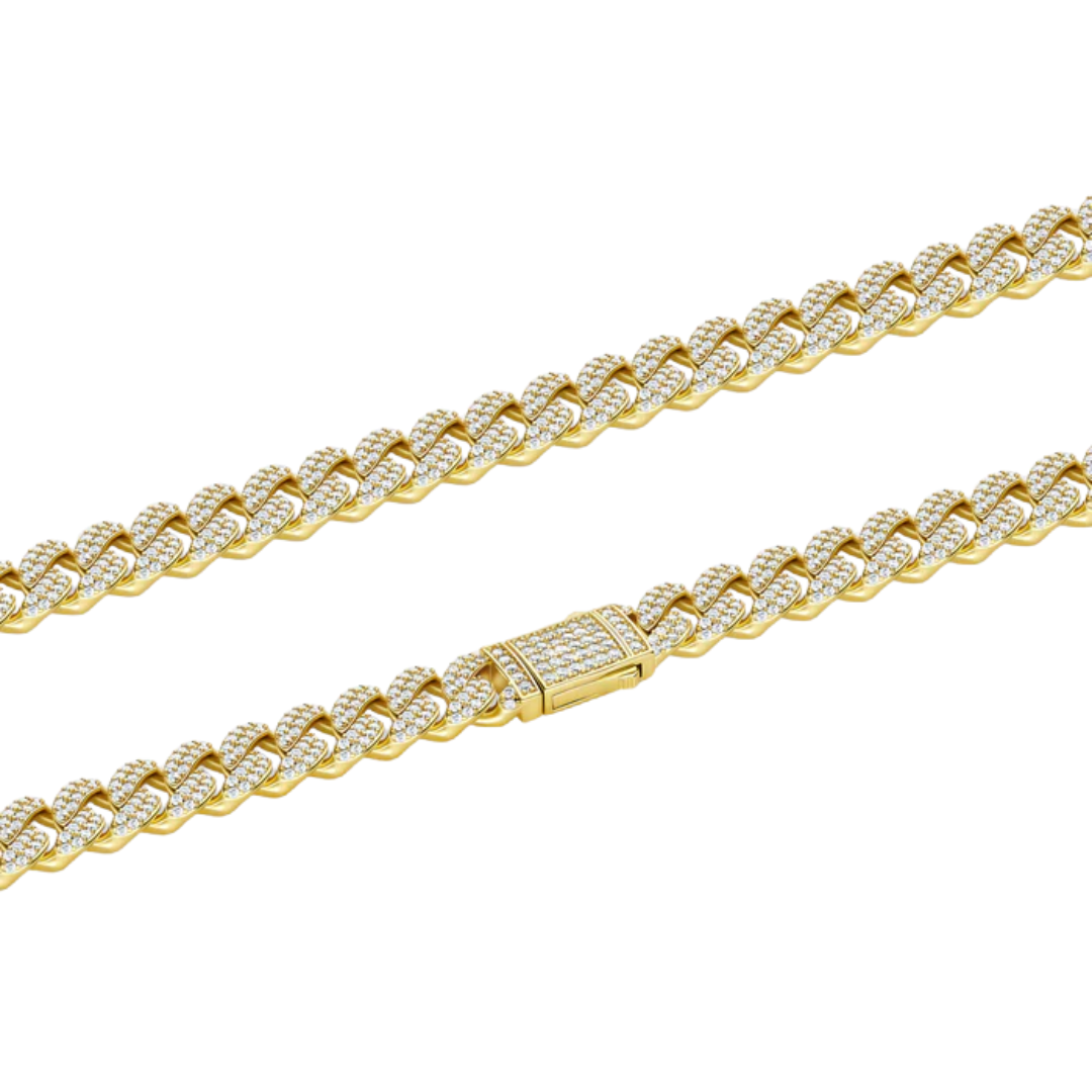 Iced Cuban Chain (Gold) - 12mm