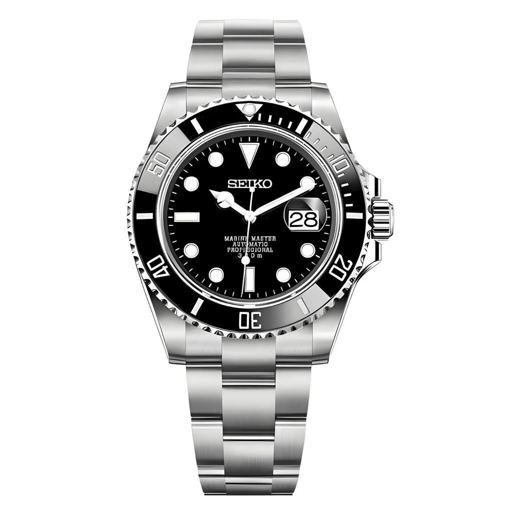 SEIKO MOD SUBMARINER | SCHWARZER STAHL