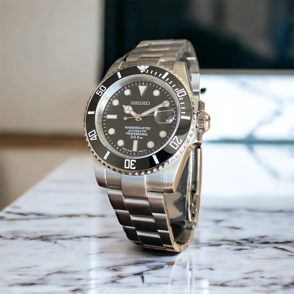 SEIKO MOD SUBMARINER | SCHWARZER STAHL