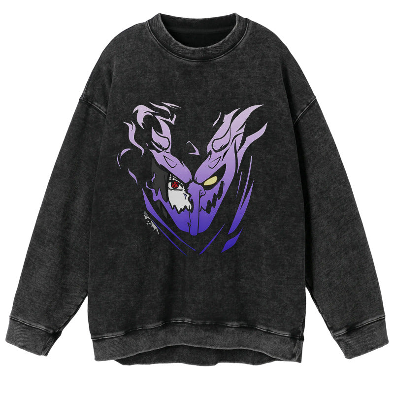 Pull vintage graphique rétro Naruto