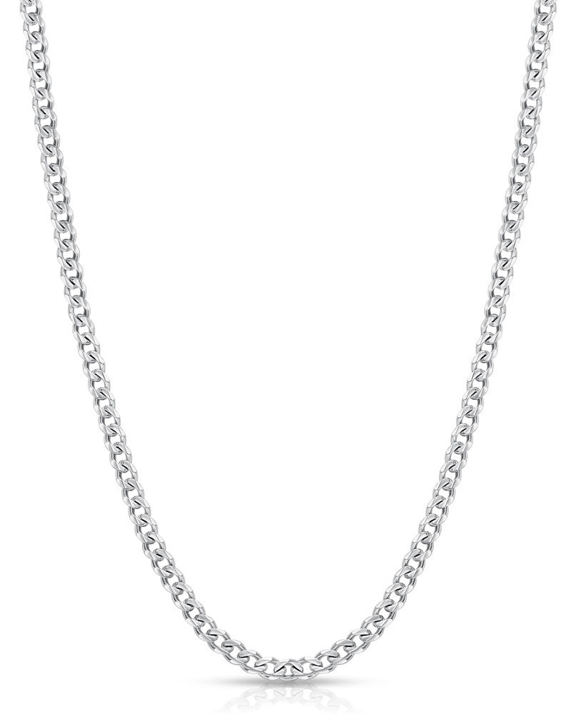 3,5 mm kubanische Edelstahlkette