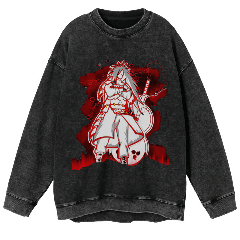 Pull vintage graphique rétro Naruto