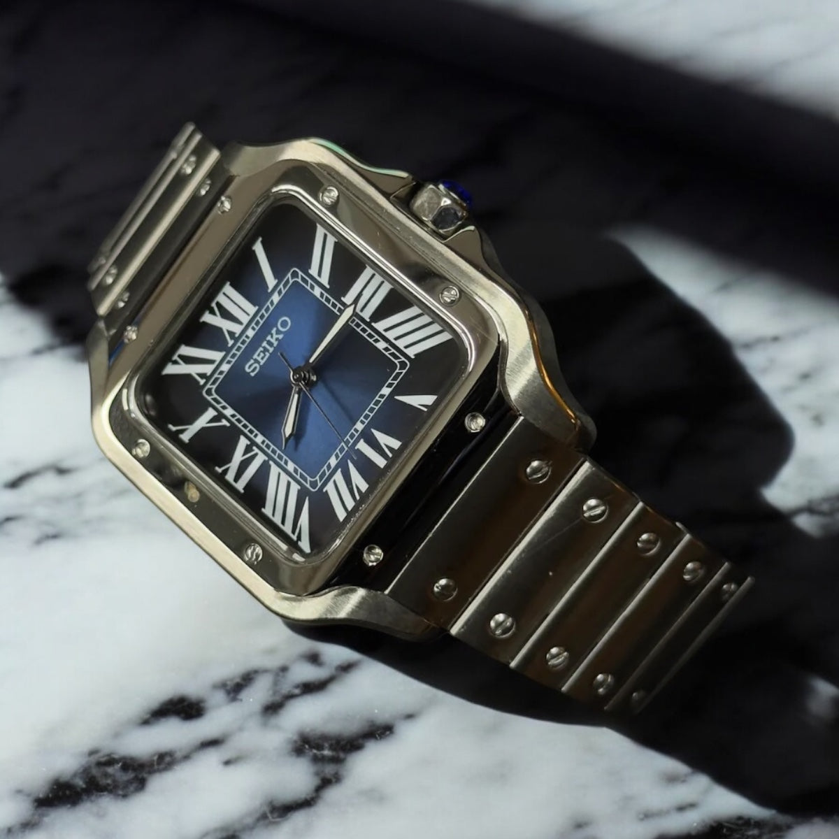 SEIKO MOD SANTOS | BLAU