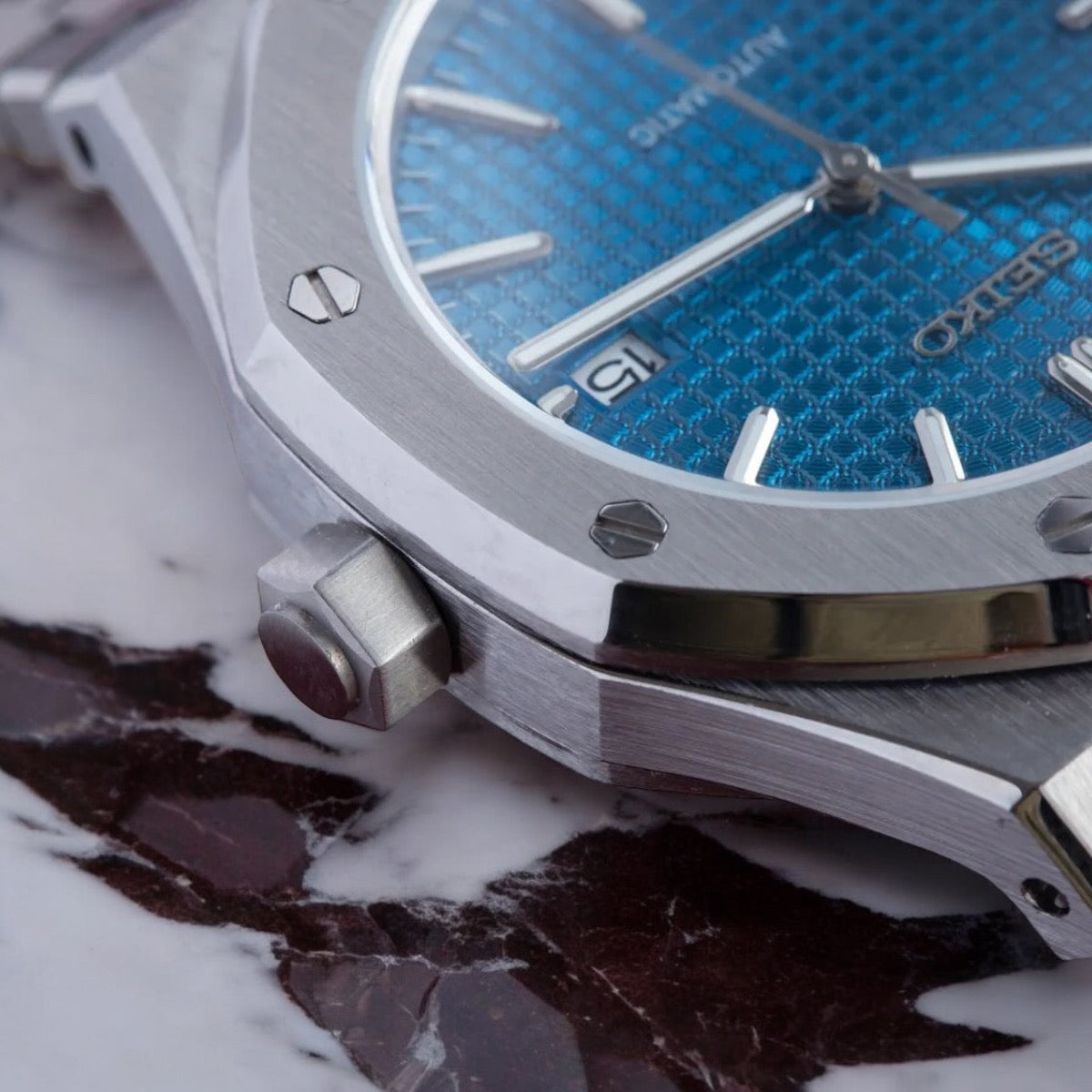 SEIKO MOD ROYAL OAK | BLAU