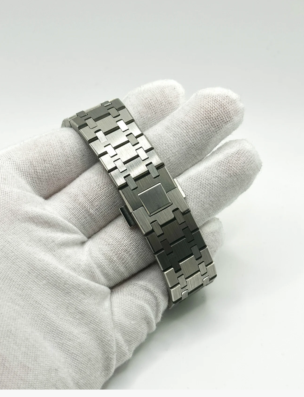 Seiko Mod Royal Oak Skelett Schwarz