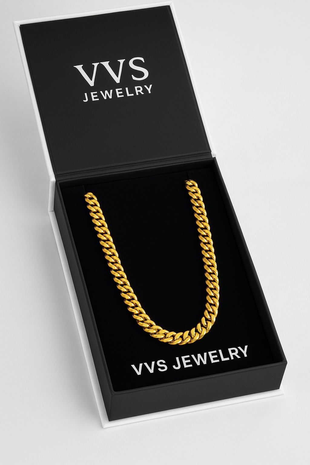 8 mm kubanische Kette & KOSTENLOSES kubanisches Armbandpaket