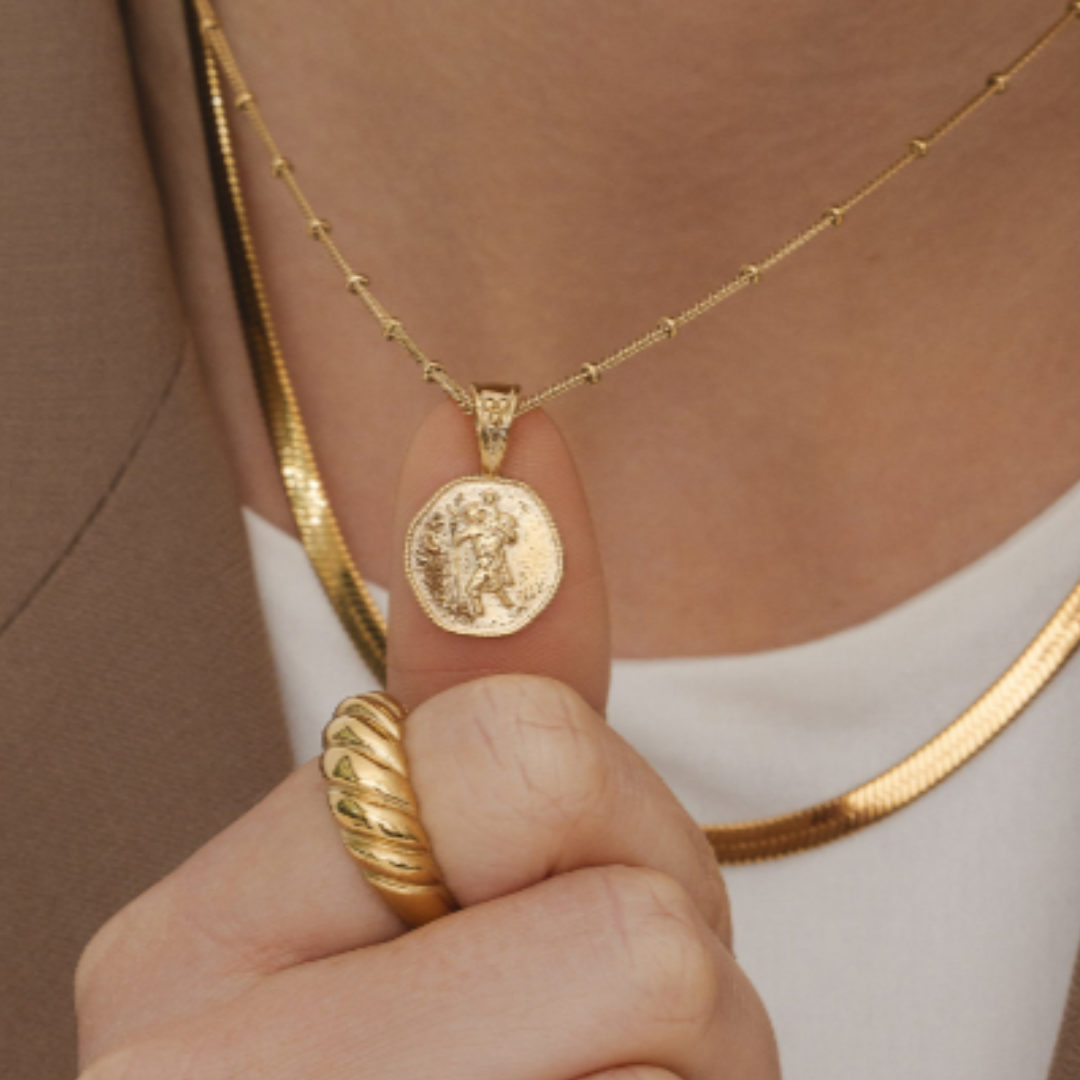 Halskette mit dem Heiligen Christophorus – Bleiben Sie sicher, wohin Sie auch gehen