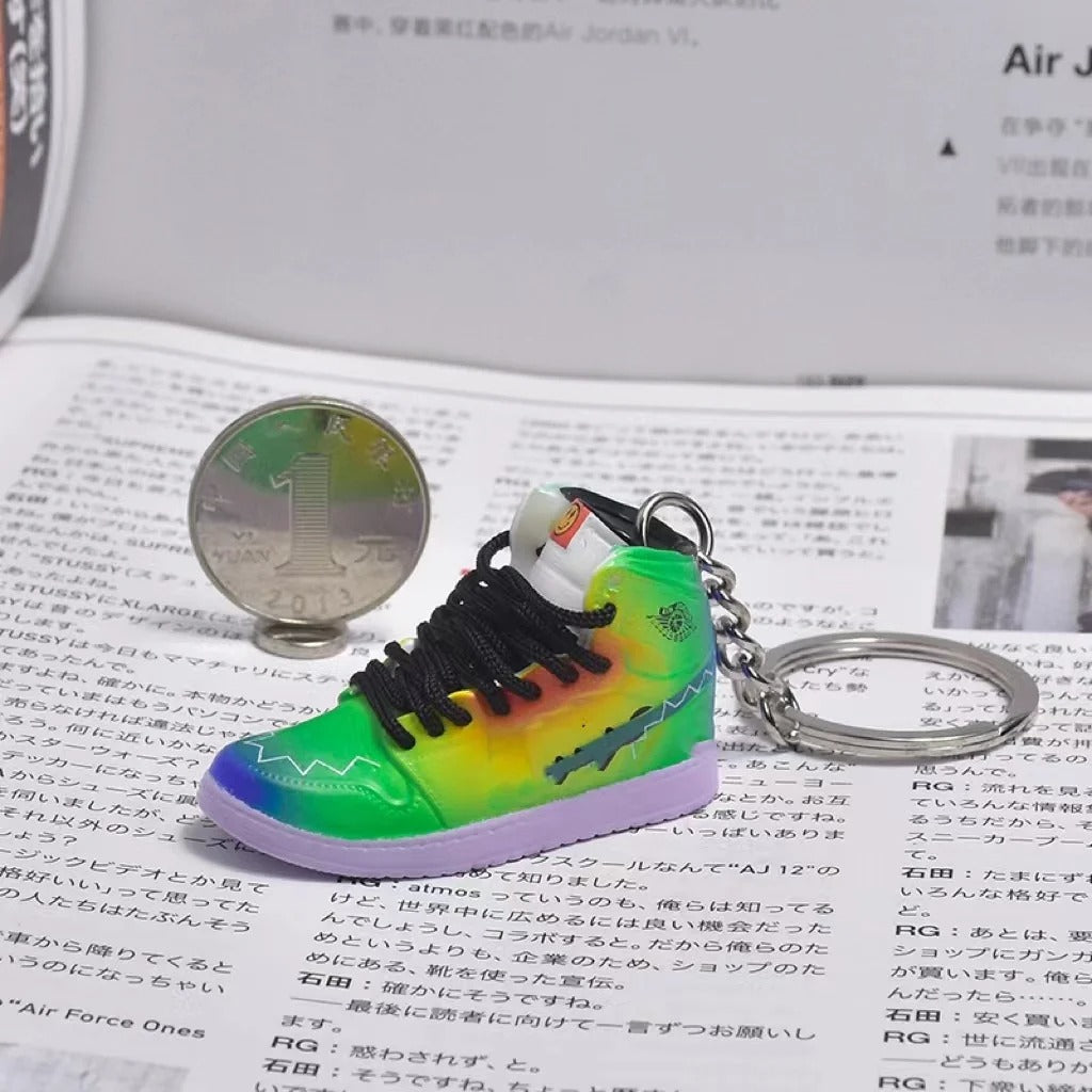 3D Mini Air Jordan Sneaker Schlüsselanhänger – Kultiges Schlüssel-Accessoire zum Sammeln