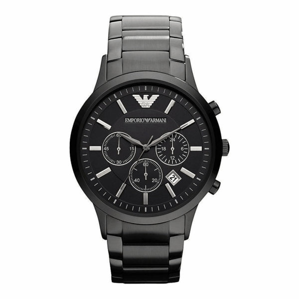 Emporio Armani AR2453 Klassische schwarze Herrenuhr