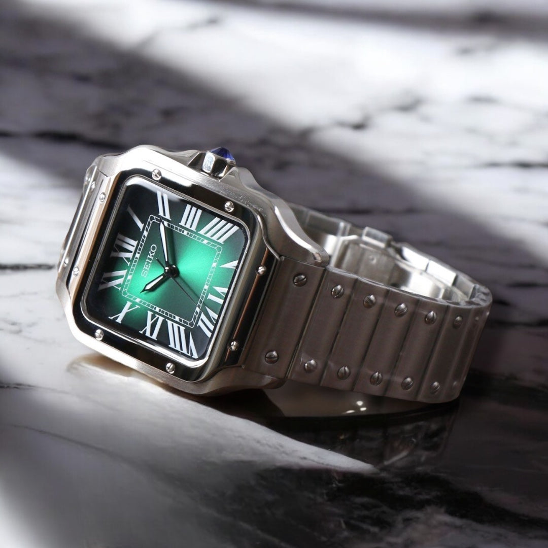 SEIKO MOD SANTOS | GRÜN