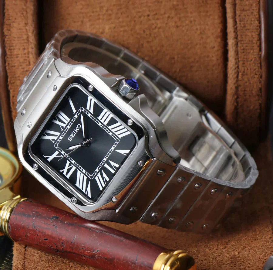 SEIKO MOD SANTOS | SCHWARZ