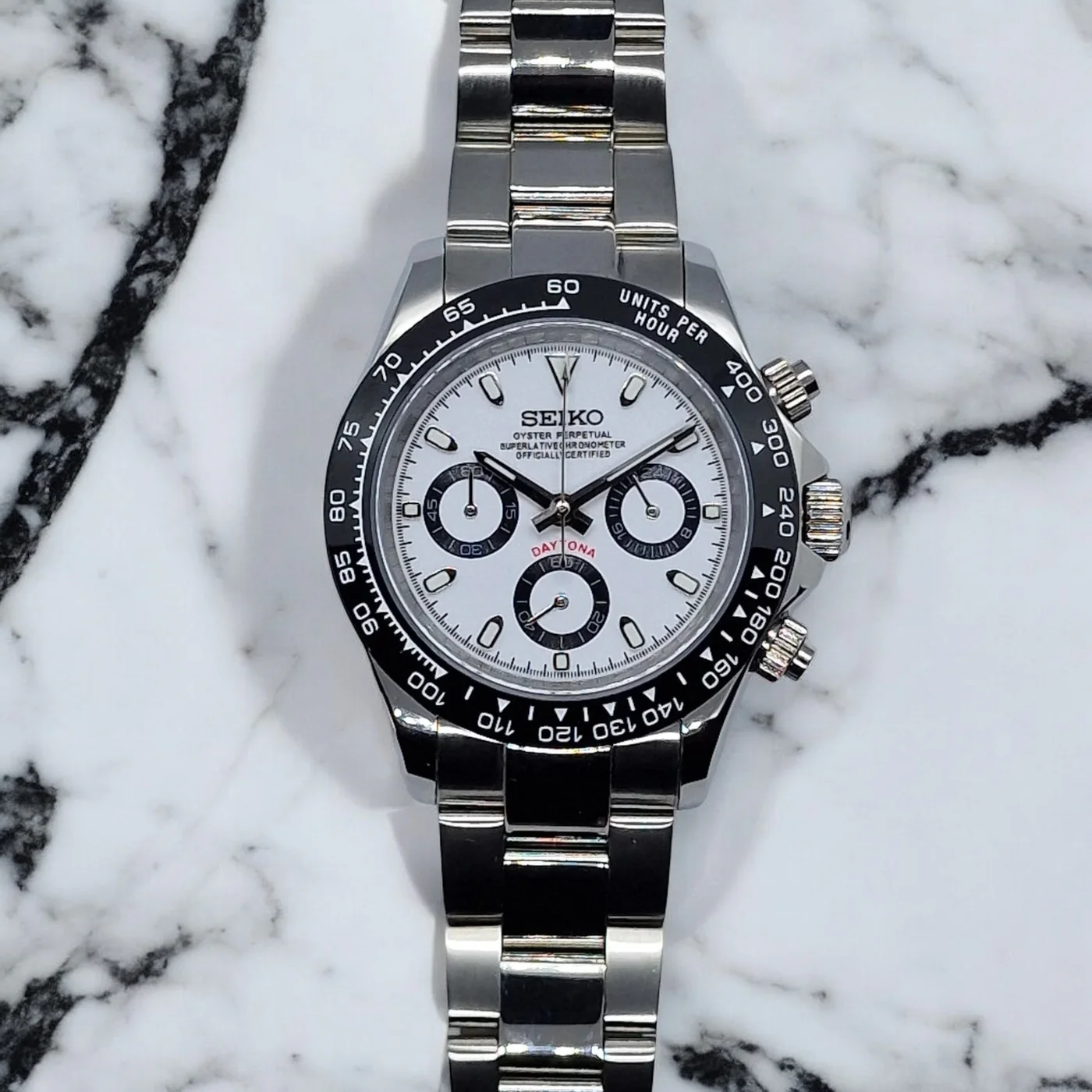 SEIKO MOD DAYTONA | WEISS