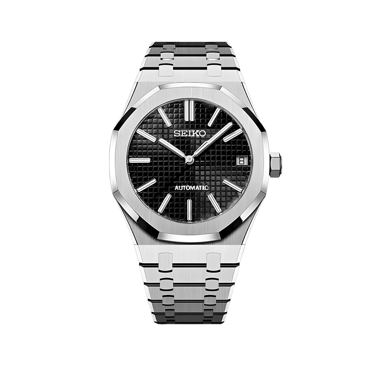 SEIKO MOD ROYAL OAK | SCHWARZ