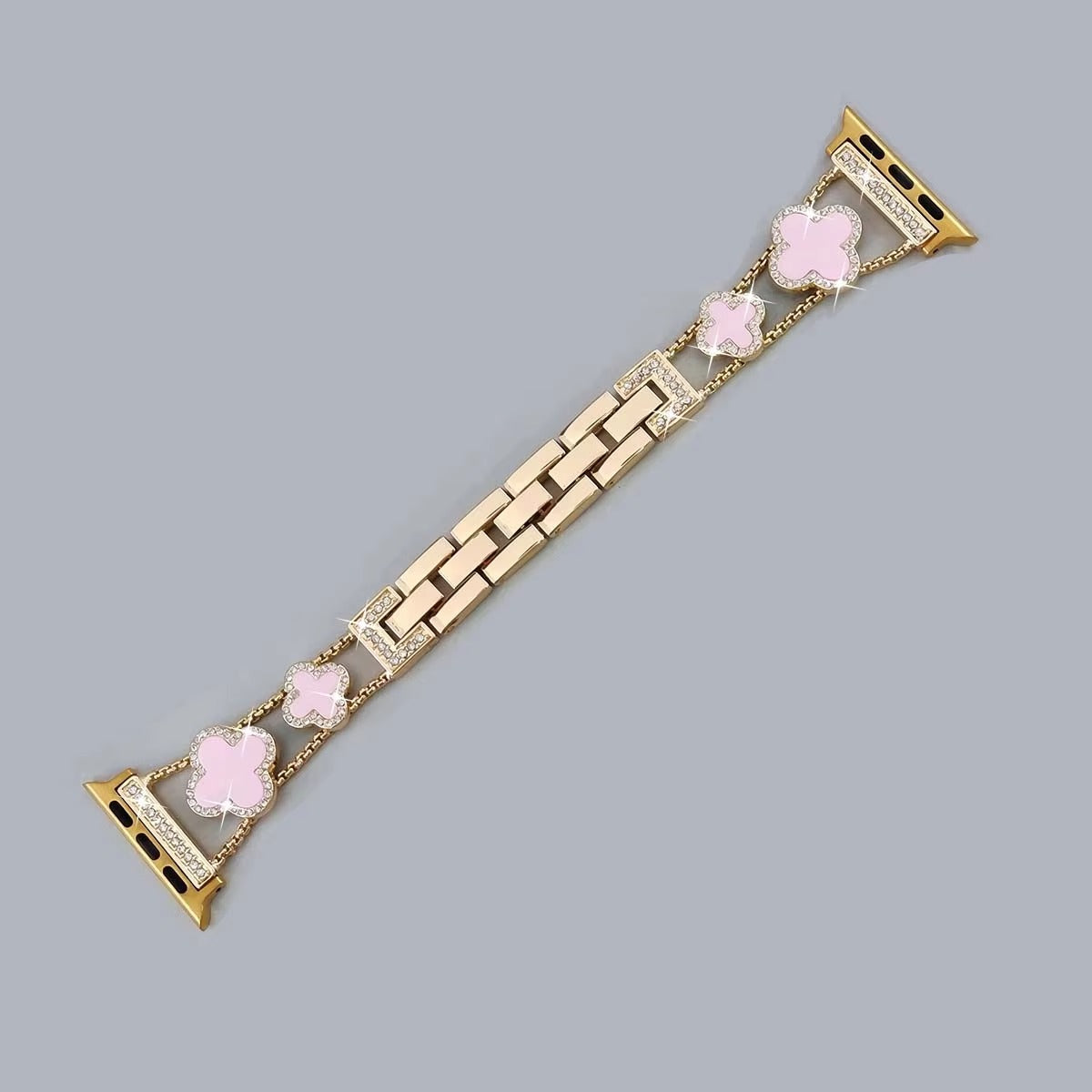 Iced Out Kleeblatt Apple Watch Armband