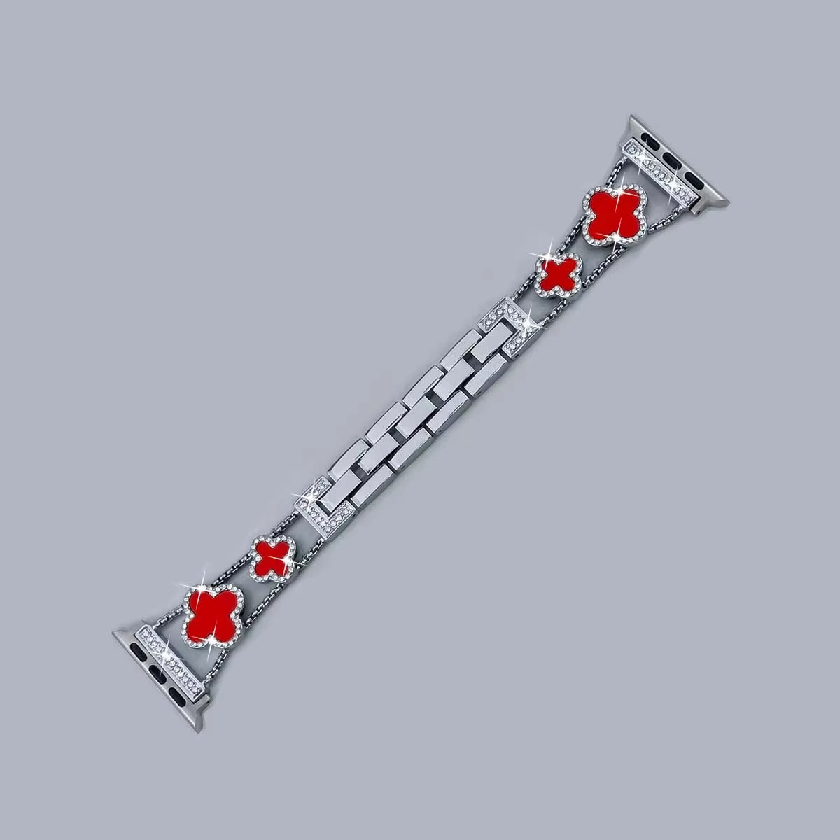 Iced Out Kleeblatt Apple Watch Armband