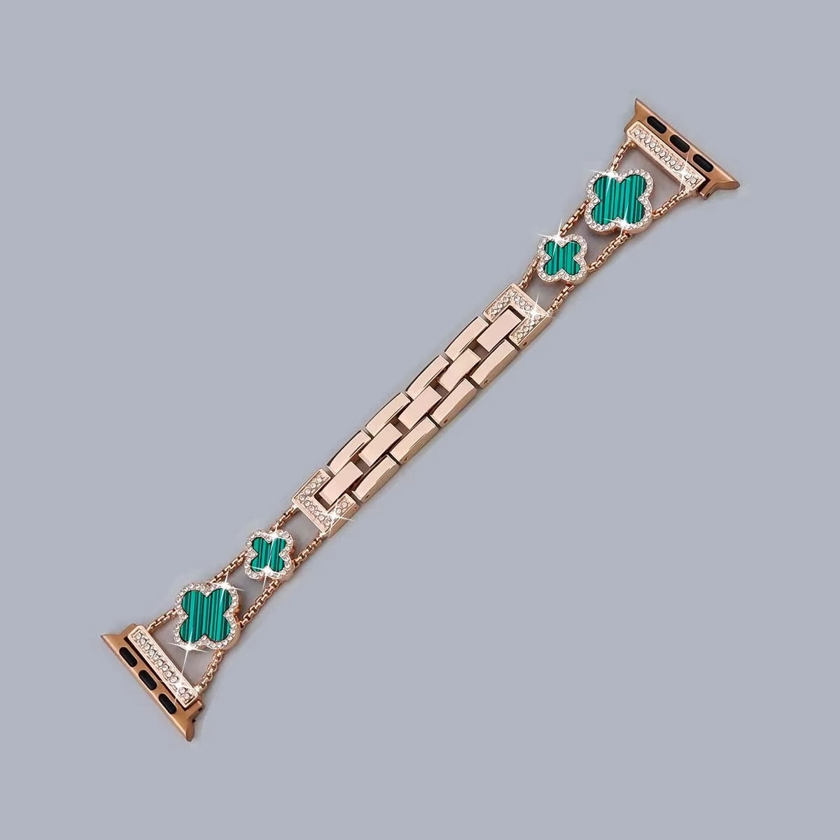 Iced Out Kleeblatt Apple Watch Armband