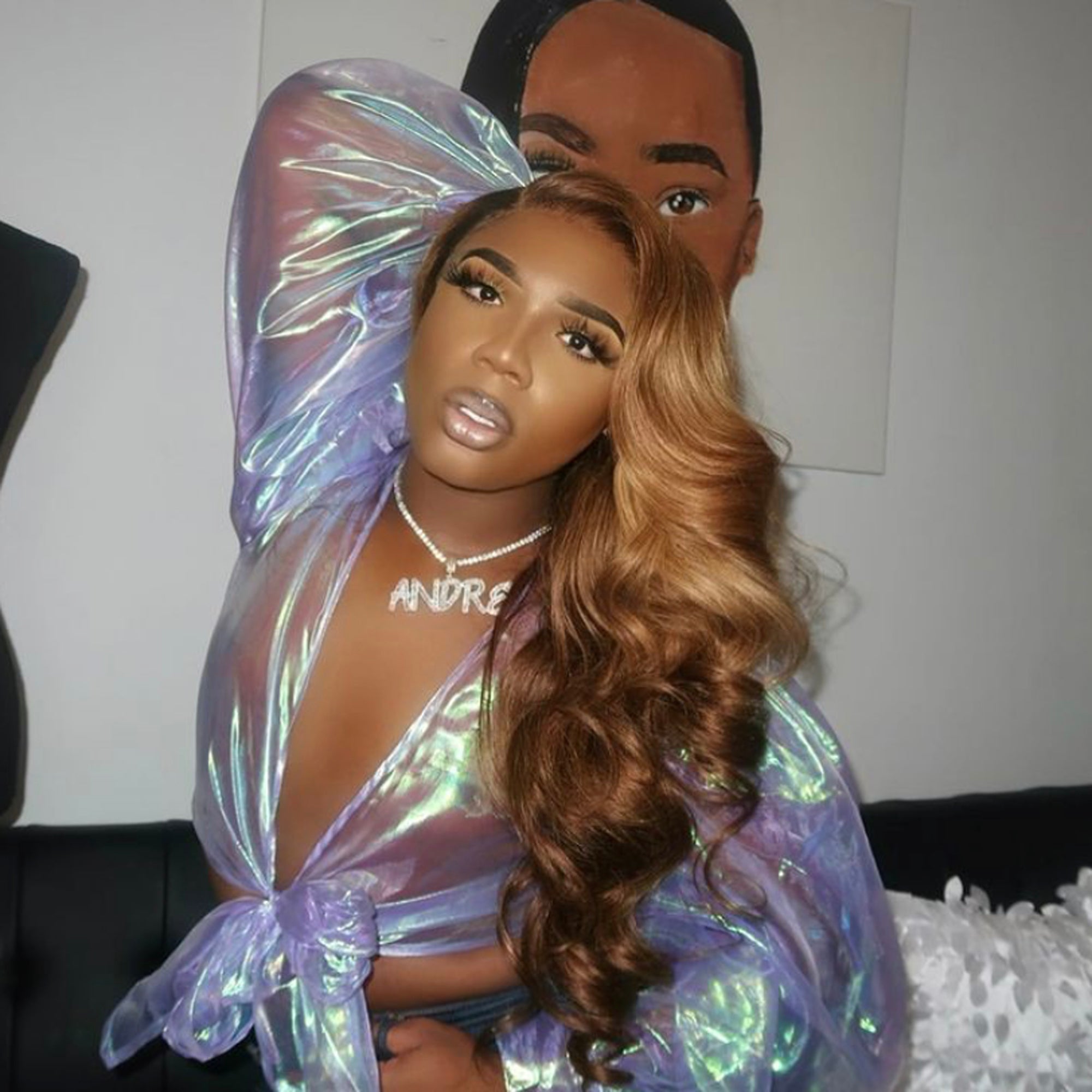 VVS Jewelry Baguette Custom Letter Anhänger Halskette