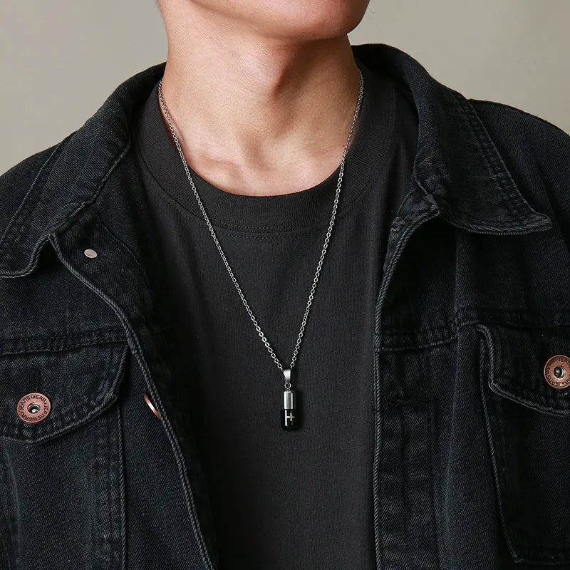 Halskette mit hohler Pillenurne