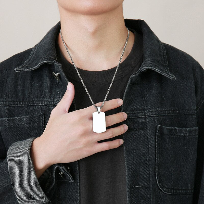 Hundemarke Behälter Urnen Halskette