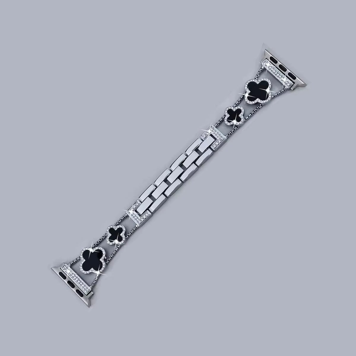 Iced Out Kleeblatt Apple Watch Armband