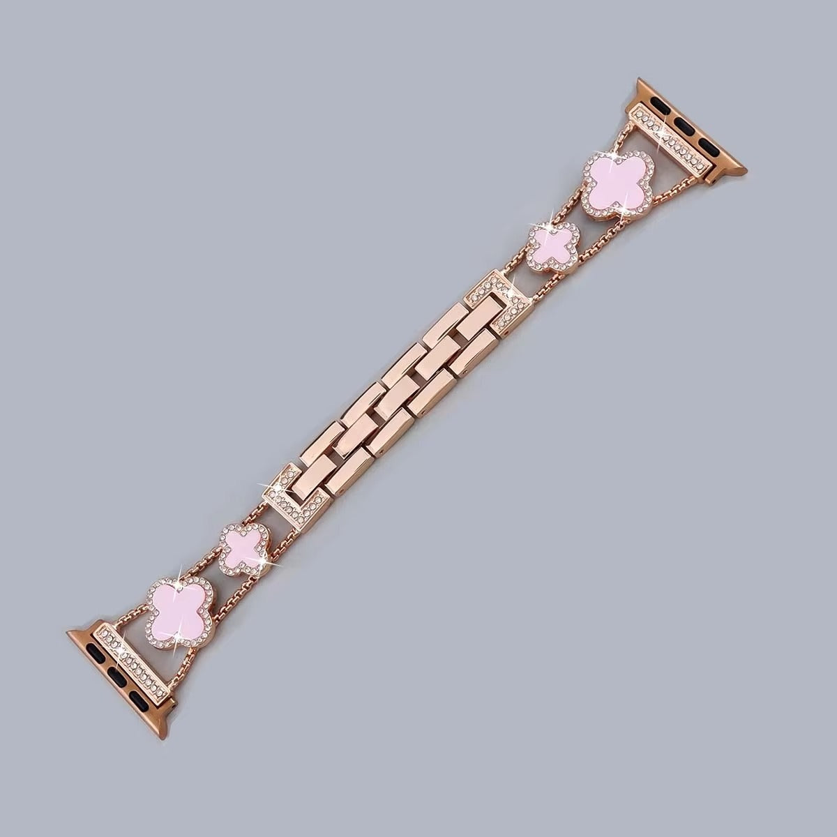 Iced Out Kleeblatt Apple Watch Armband