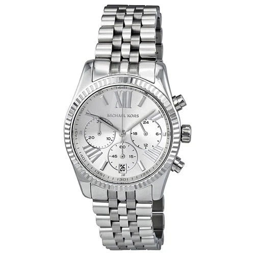Michael Kors MK5555 Lexington Silber Damen Mittelgroße Uhr