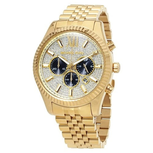 Michael Kors MK8494 Lexington Goldfarbene Herrenuhr