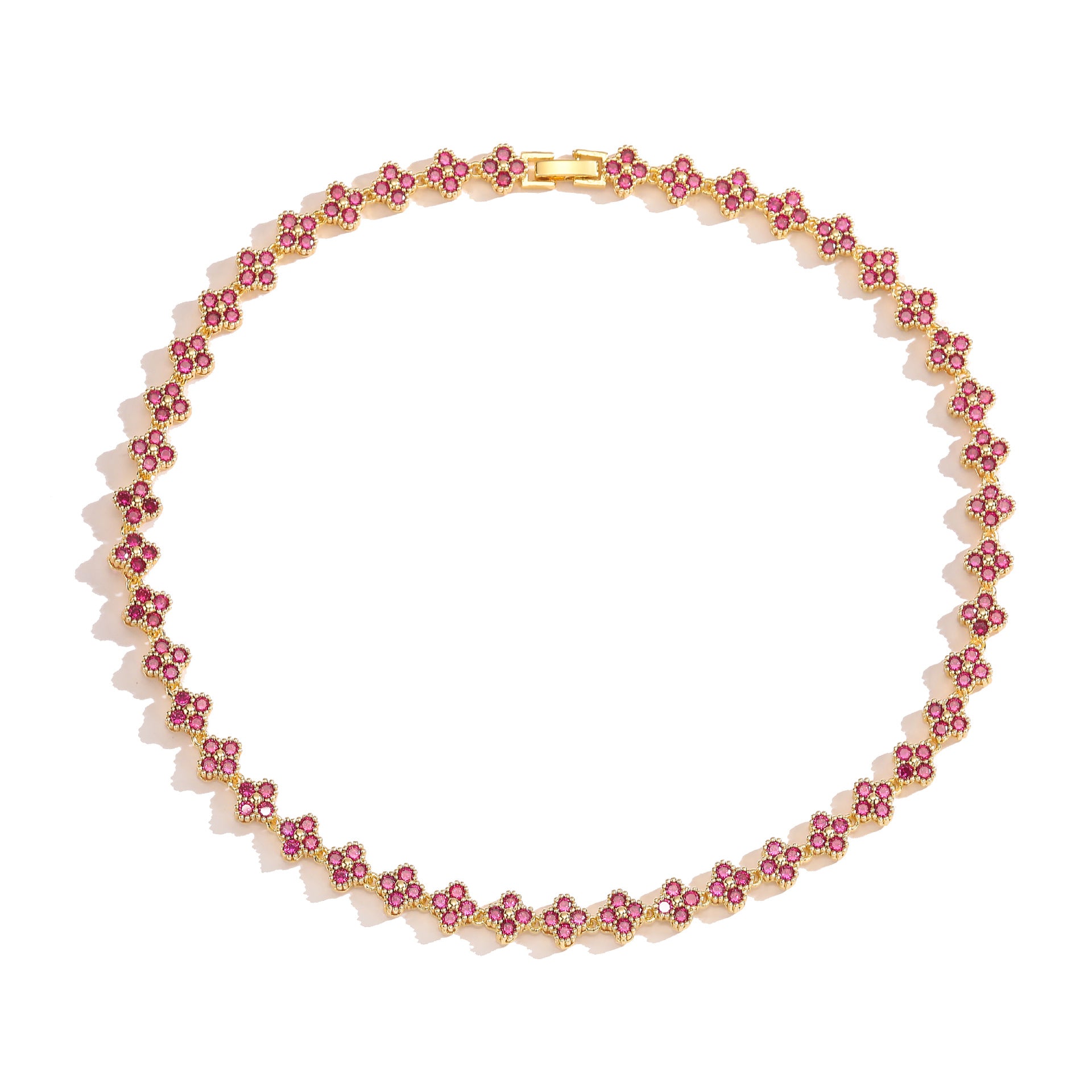 Tenniskette mit 4 Kleeblättern