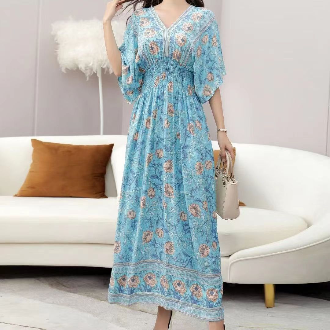 Robe d'été rétro bohème