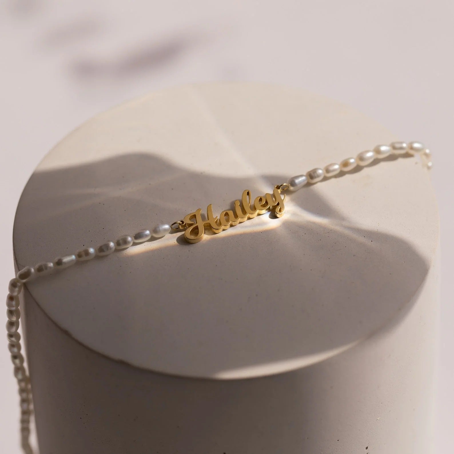 Personalisierter englischer Buchstabenanhänger Personalisierte Namenskette aus Edelstahl