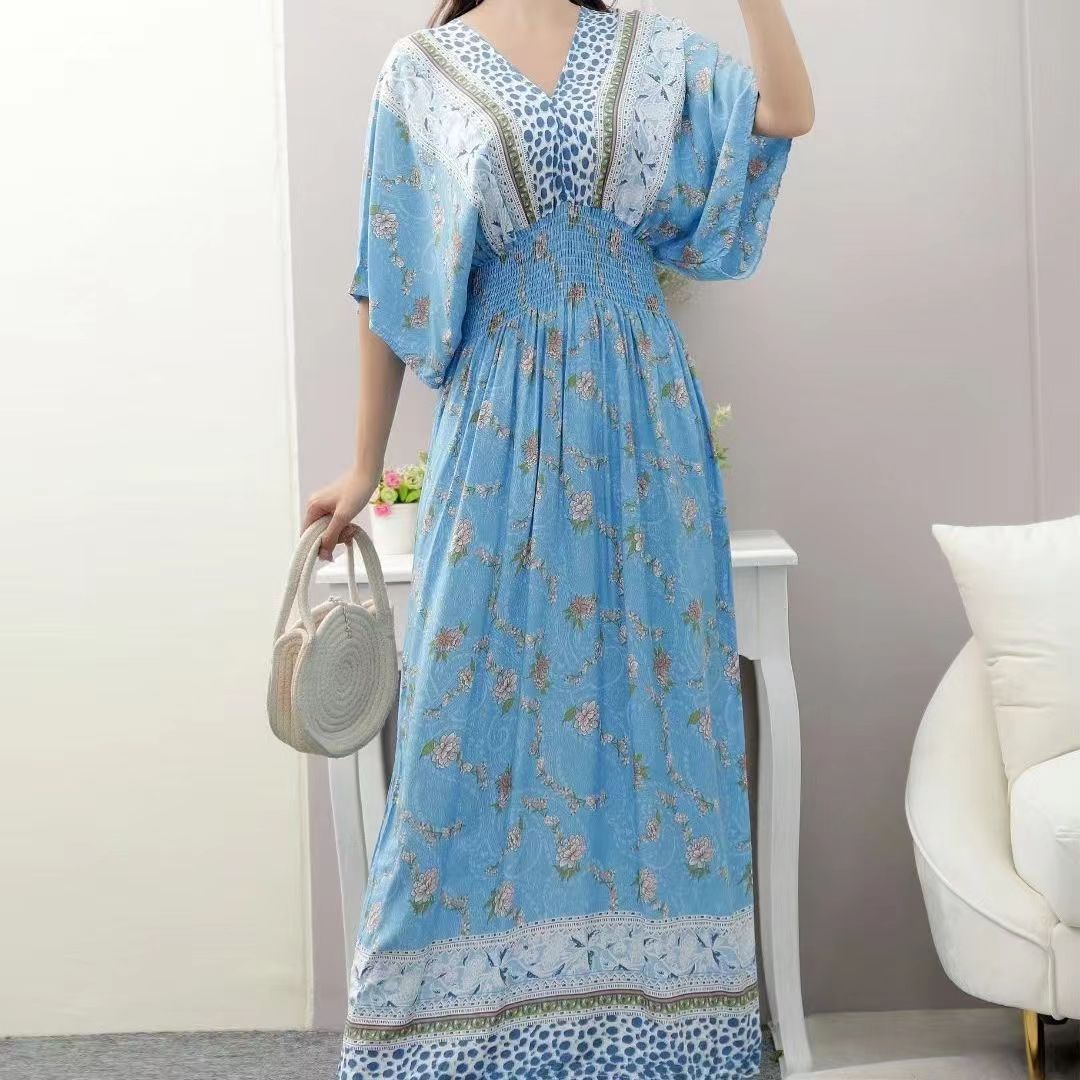 Robe d'été rétro bohème