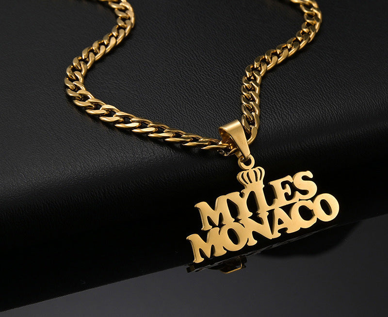 Kubanische Halskette mit individuellem Namen aus 18 Karat Gold – Personalisierter Schmuck