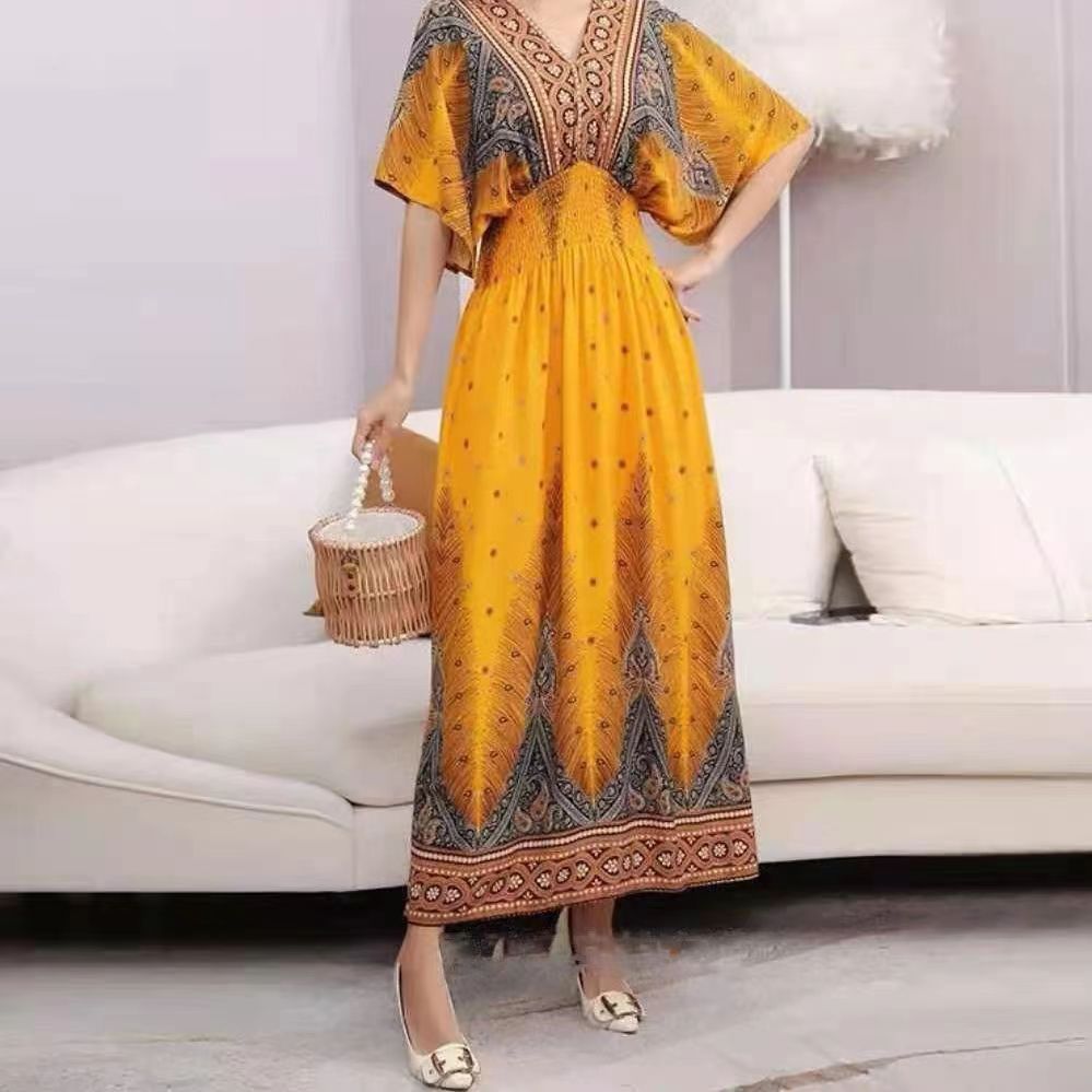 Robe d'été rétro bohème