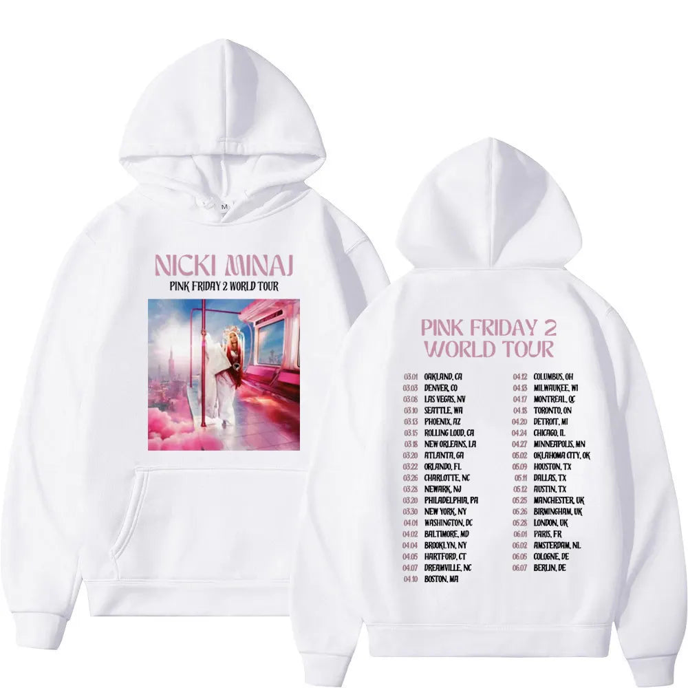 Nicki Minaj Pink Friday 2 World Tour Grafik-Hoodies