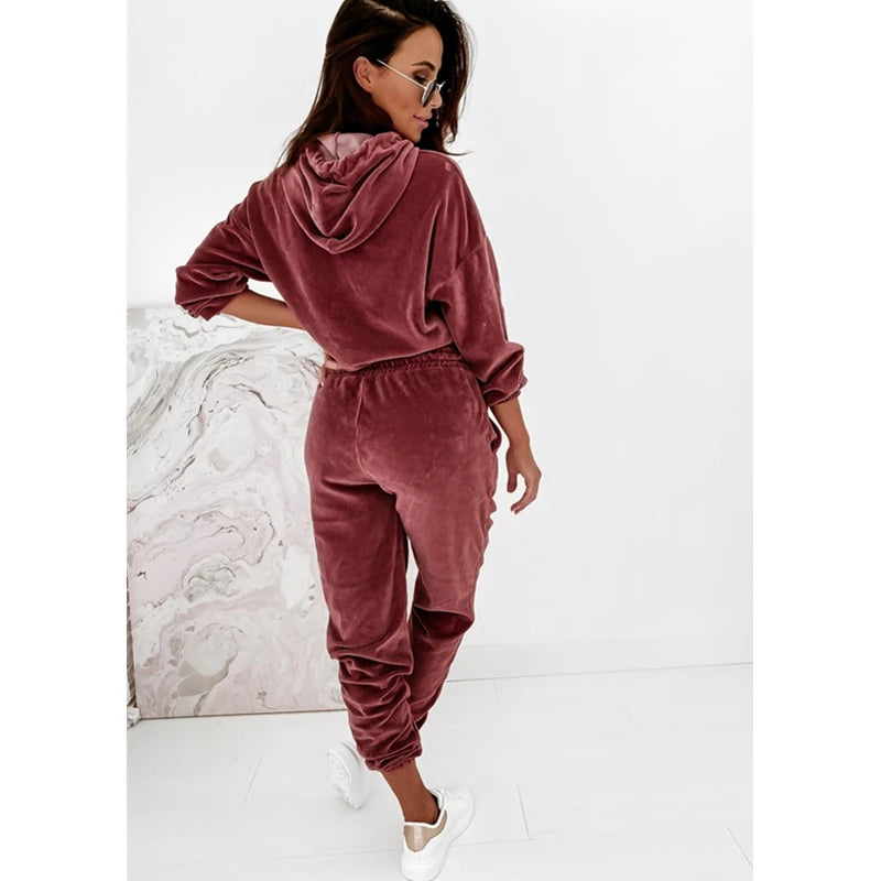 Ensemble deux pièces en velours VVS