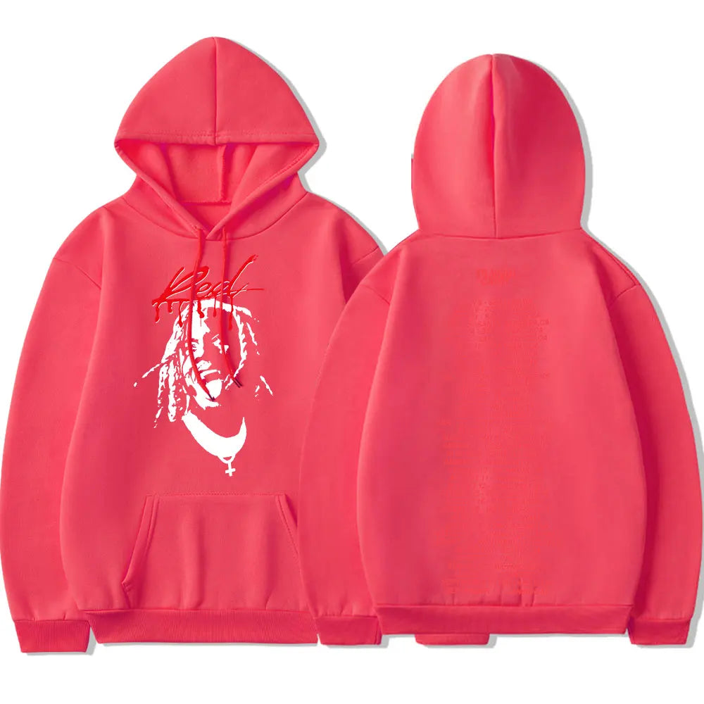 Playboi Carti Whole Lotta Roter Kapuzenpullover mit Grafik