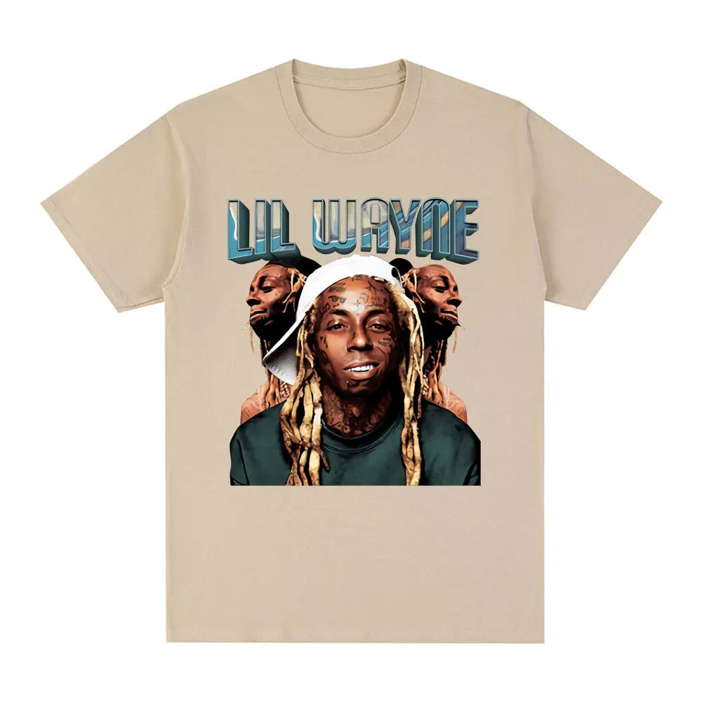 T-Shirt mit Lil Wayne-Grafik