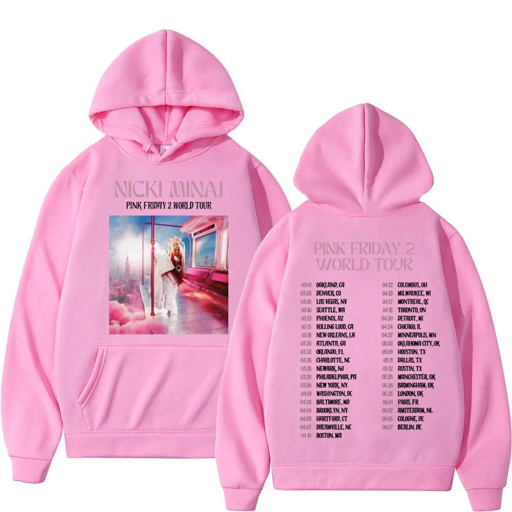Nicki Minaj Pink Friday 2 World Tour Grafik-Hoodies