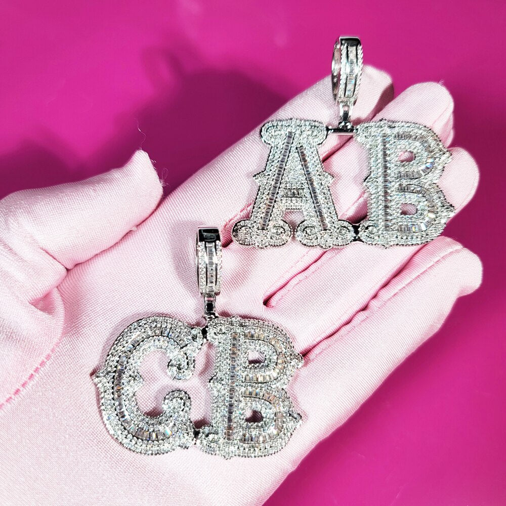 10 mm zweifarbiges kubanisches Gliederarmband aus S925 VVS-Moissanit