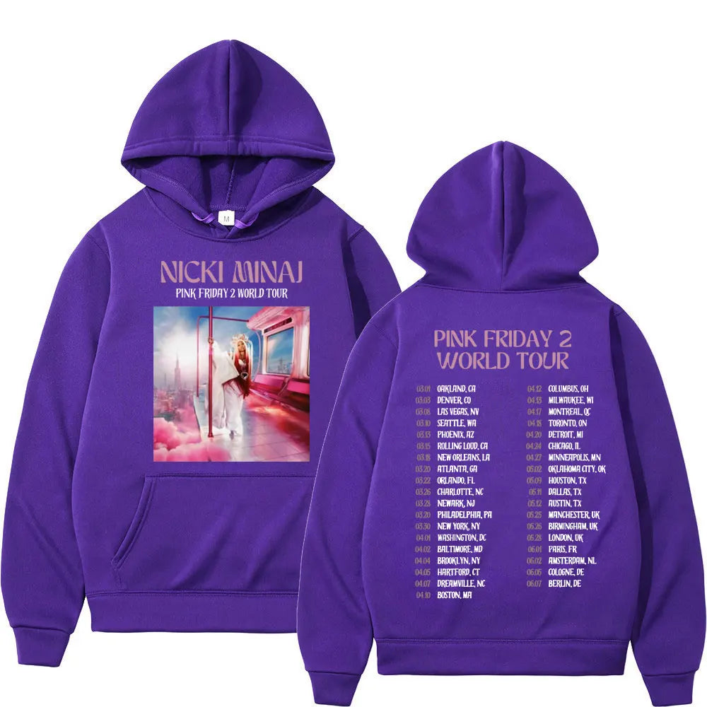 Nicki Minaj Pink Friday 2 World Tour Grafik-Hoodies