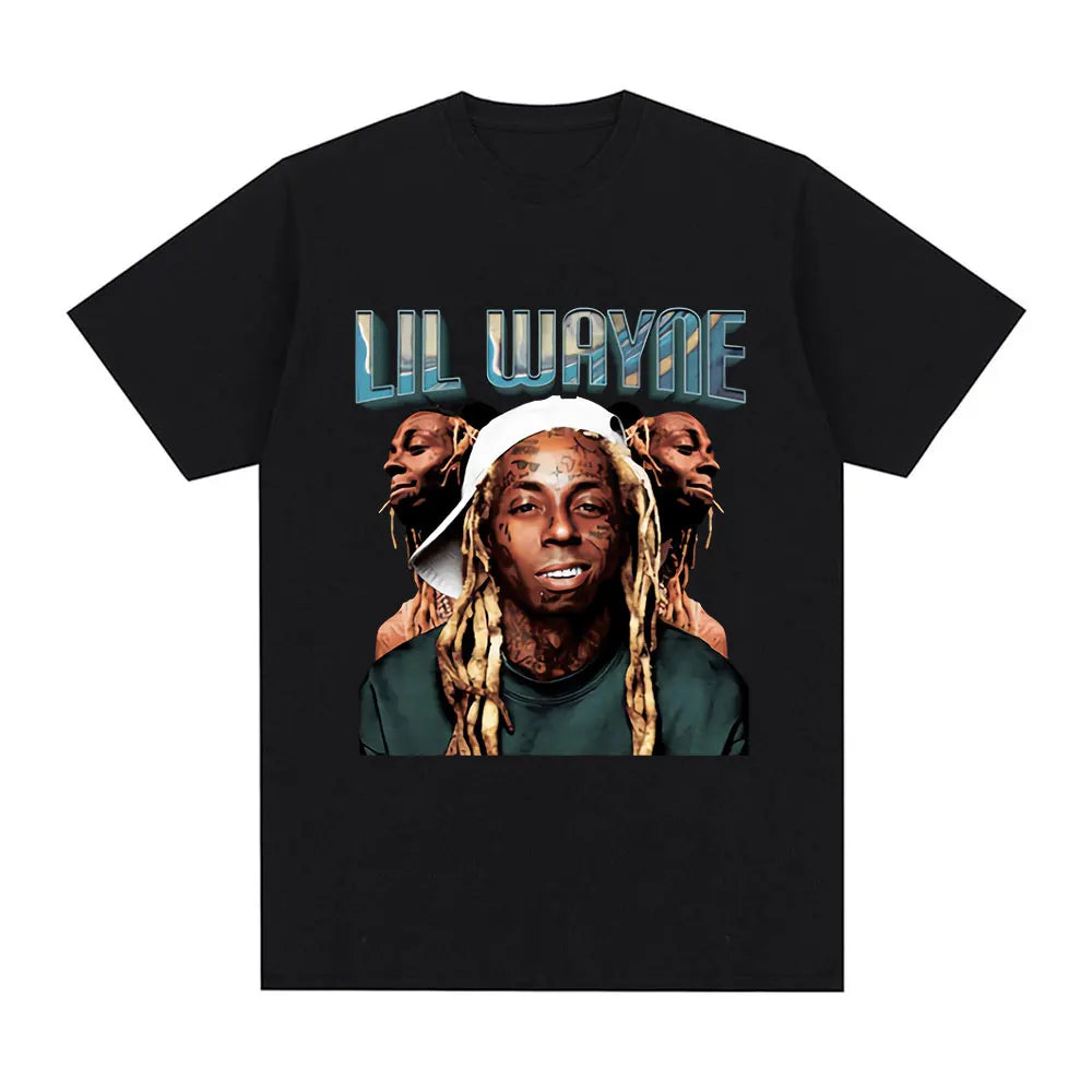 T-Shirt mit Lil Wayne-Grafik