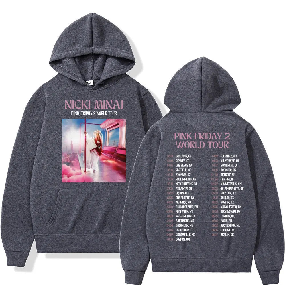 Nicki Minaj Pink Friday 2 World Tour Grafik-Hoodies