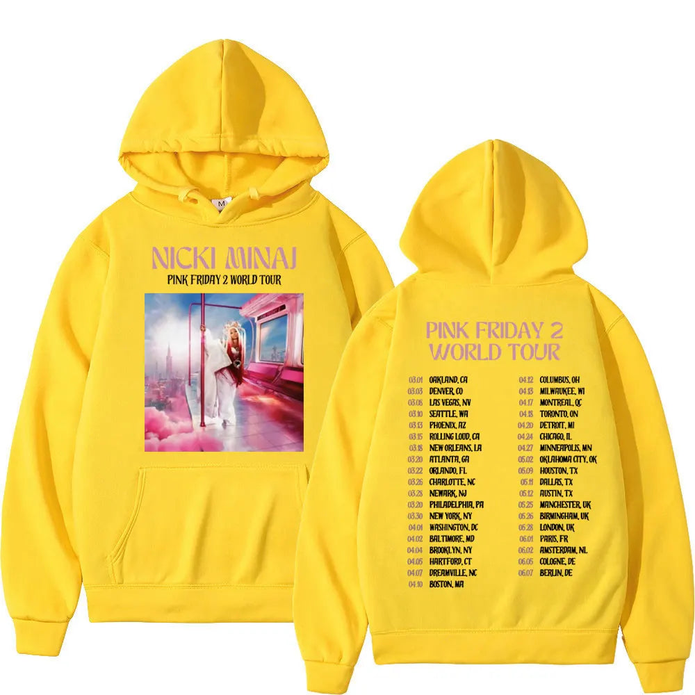 Nicki Minaj Pink Friday 2 World Tour Grafik-Hoodies