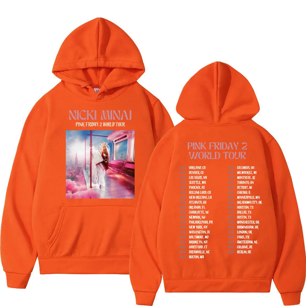 Nicki Minaj Pink Friday 2 World Tour Grafik-Hoodies