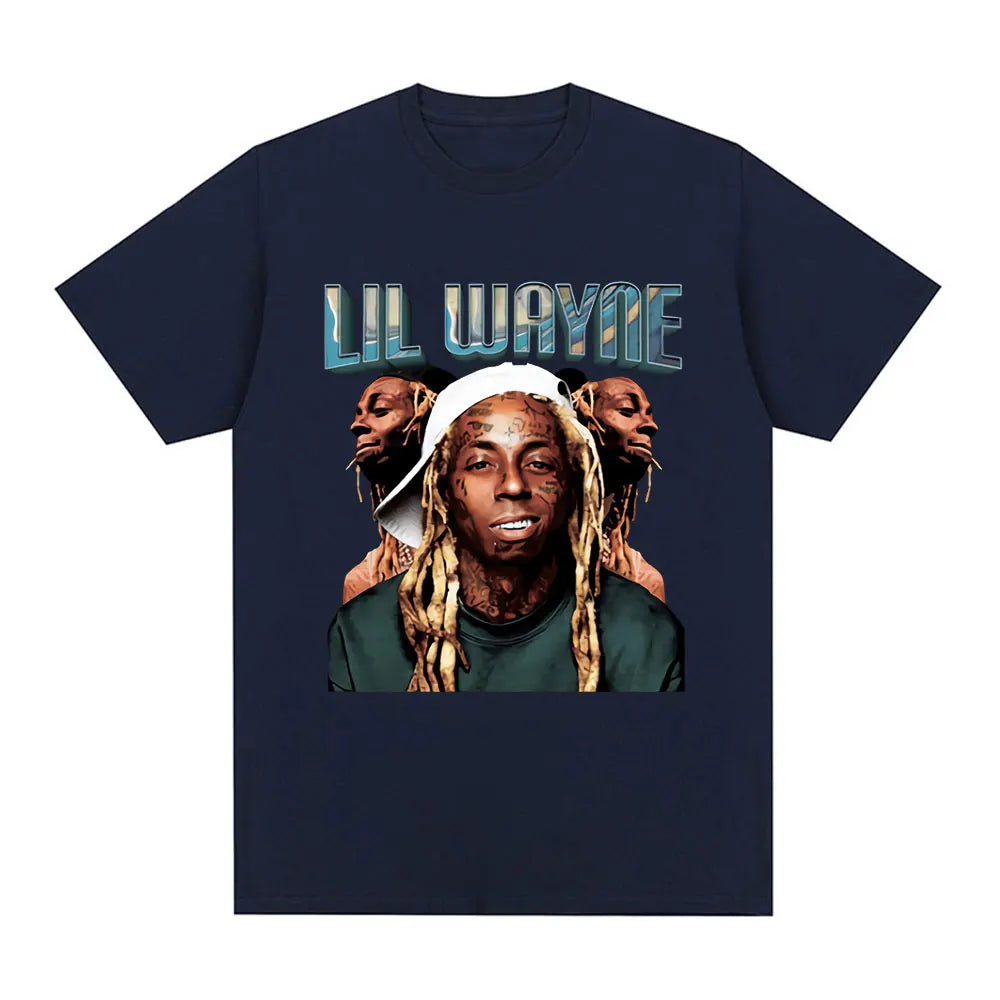 T-Shirt mit Lil Wayne-Grafik