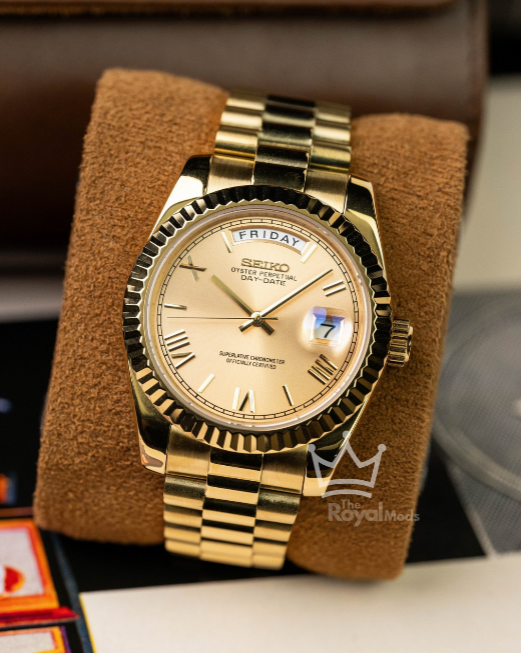 SeikMaster Day | Gold Champagne